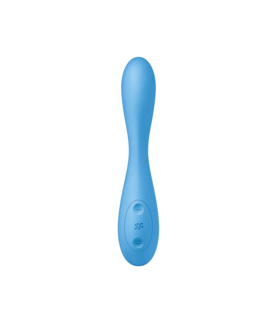 Vibrador G Spot Flex 4 con APP Satisfyer Connect Azul