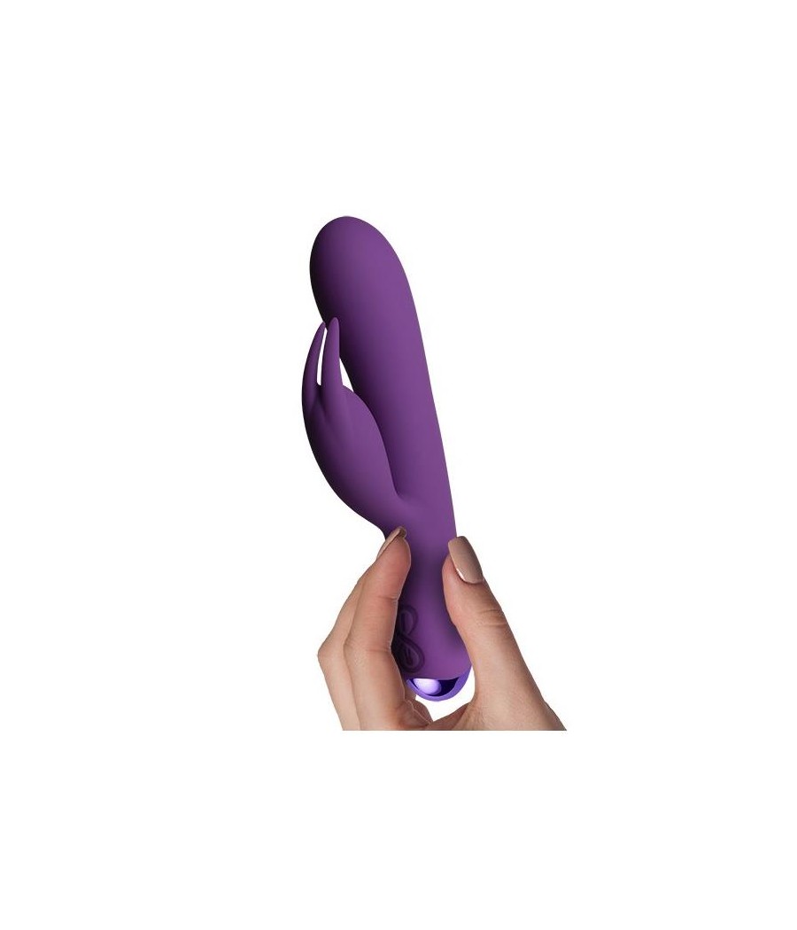 Flutter Rabbit Vibrador con Conejito 2 Motores Purpura