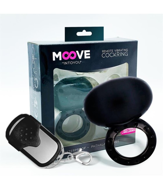 Anillo Vibrador con Control Remoto Negro