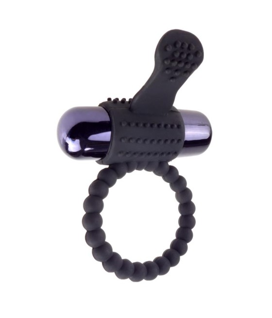 Fantasy C Ringz Super Anillo Vibrador de Silicona Negro