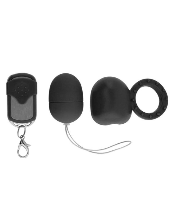 Anillo Vibrador con Control Remoto Negro