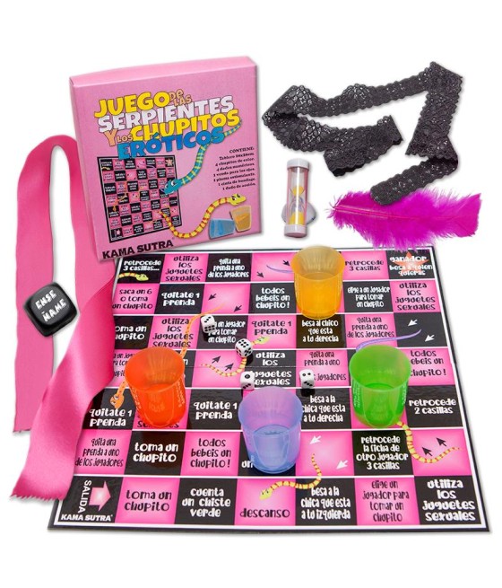 Juego de Mesa la Serpiente Erotica Chupito