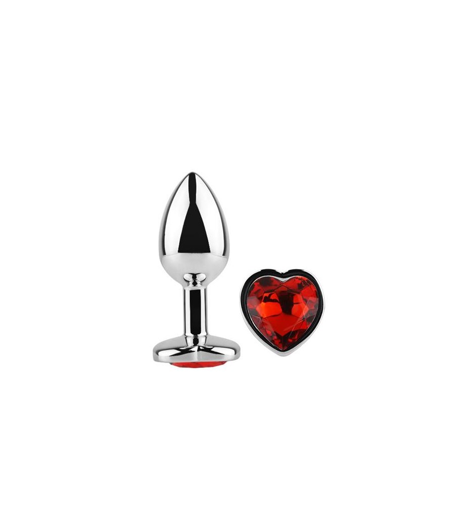 Plug Anal Joya de Corazon Red Scarlet Talla S