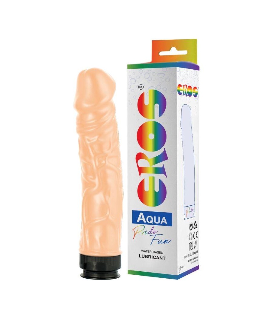 Dildo Pride Fun con Lubricante Aqua 300 ml