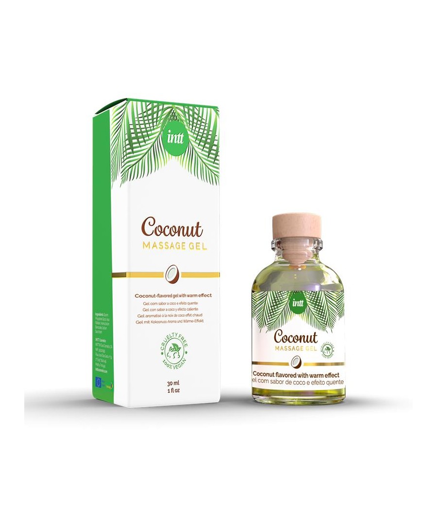 Gel de Masaje Coco 100 Vegano Besable 30 ml