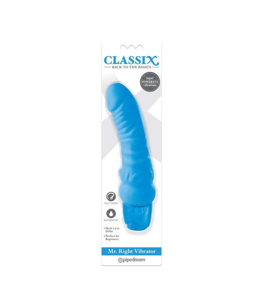 Vibrador Mr Right Azul