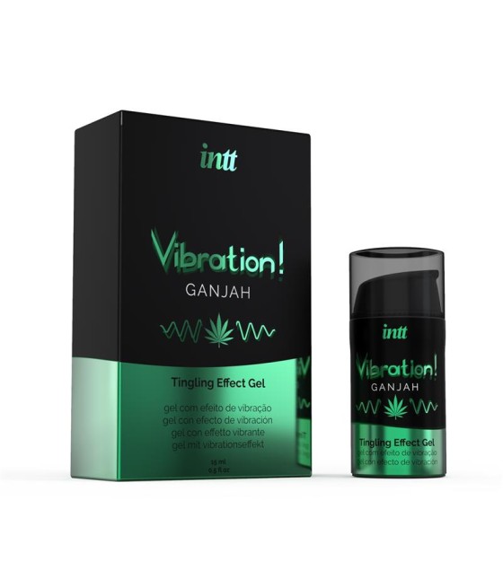 Gel Vibrador Efecto Calor Ganjah 15ml