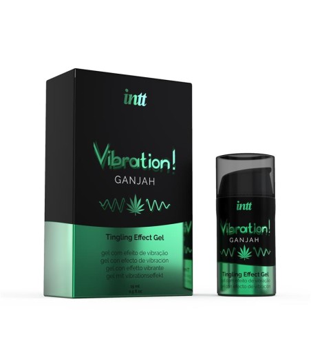 Gel Vibrador Efecto Calor Ganjah 15ml