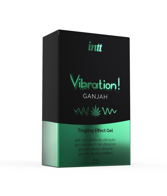 Gel Vibrador Efecto Calor Ganjah 15ml