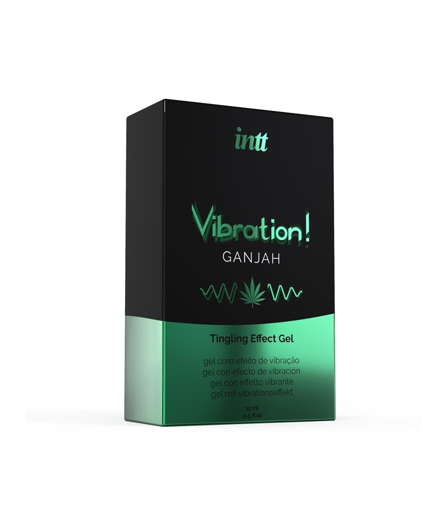 Gel Vibrador Efecto Calor Ganjah 15ml