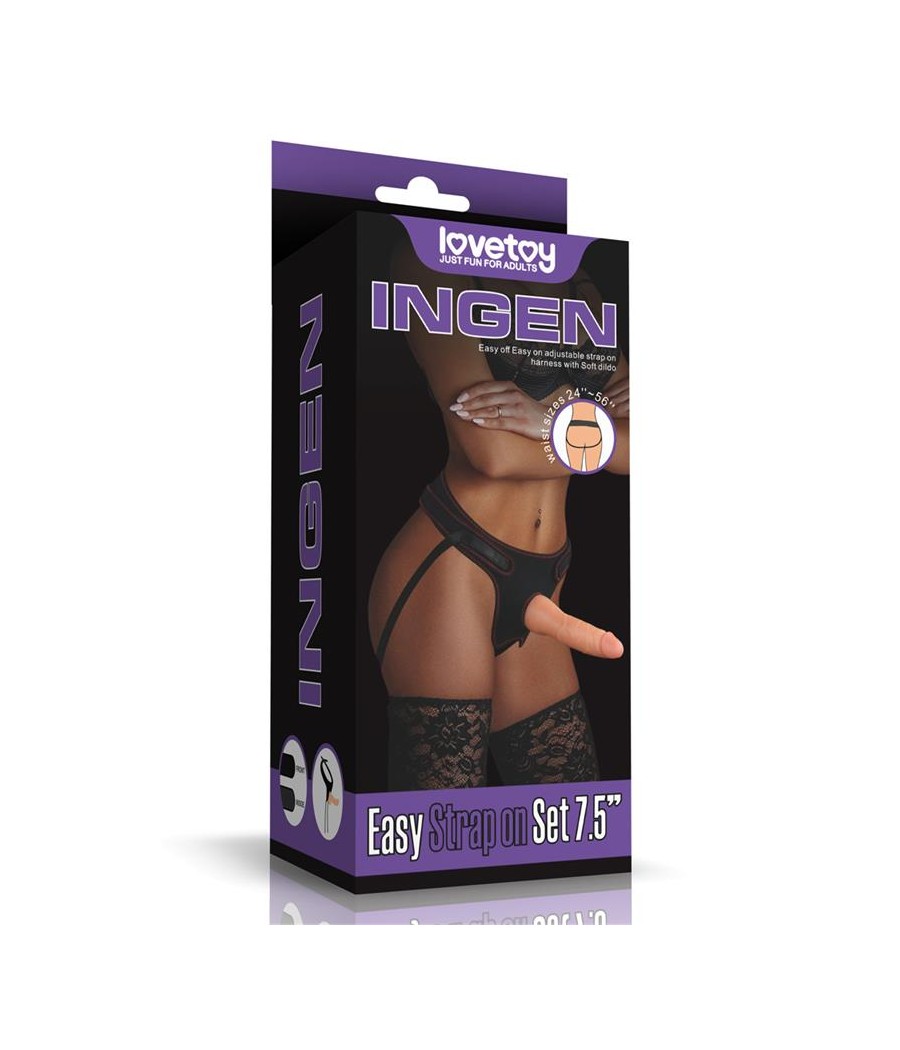 Arnes con Dildo Easy Strapon 75