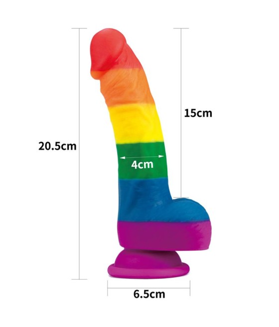 Dildo Prider 8 Silicona Liquida