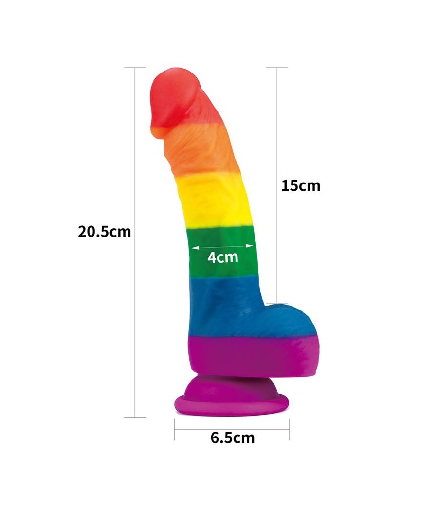 Dildo Prider 8 Silicona Liquida