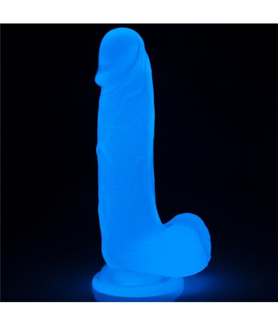 Dildo Lumino 75 Luz Azul