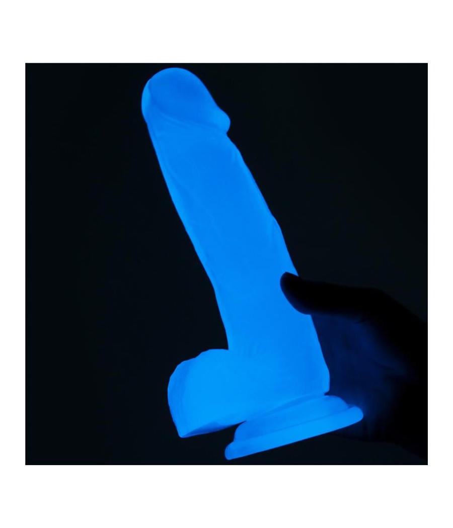 Dildo Lumino 75 Luz Azul