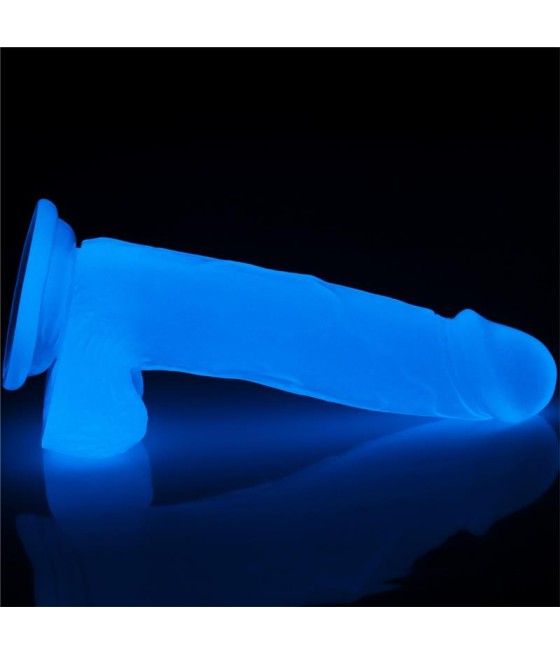 Dildo Lumino 75 Luz Azul