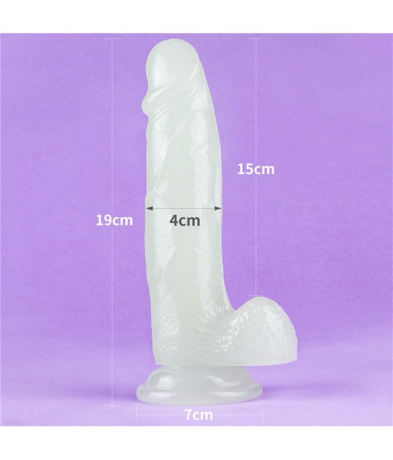 Dildo Lumino 75 Luz Azul