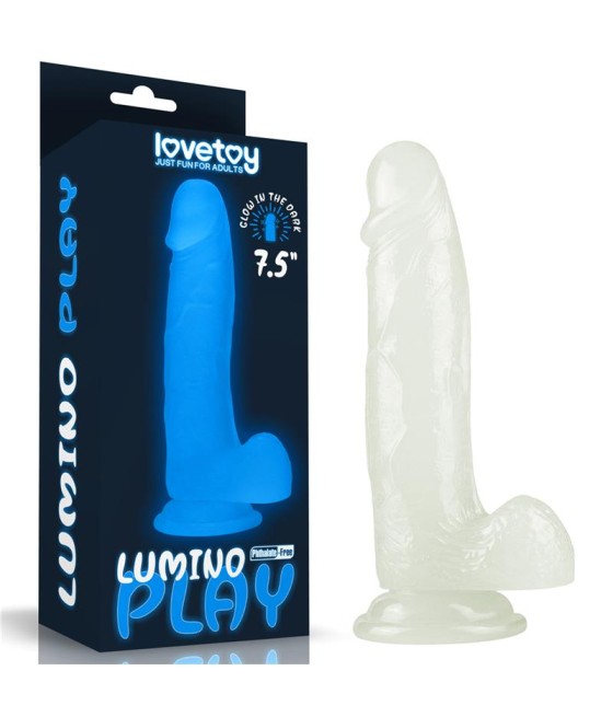 Dildo Lumino 75 Luz Azul