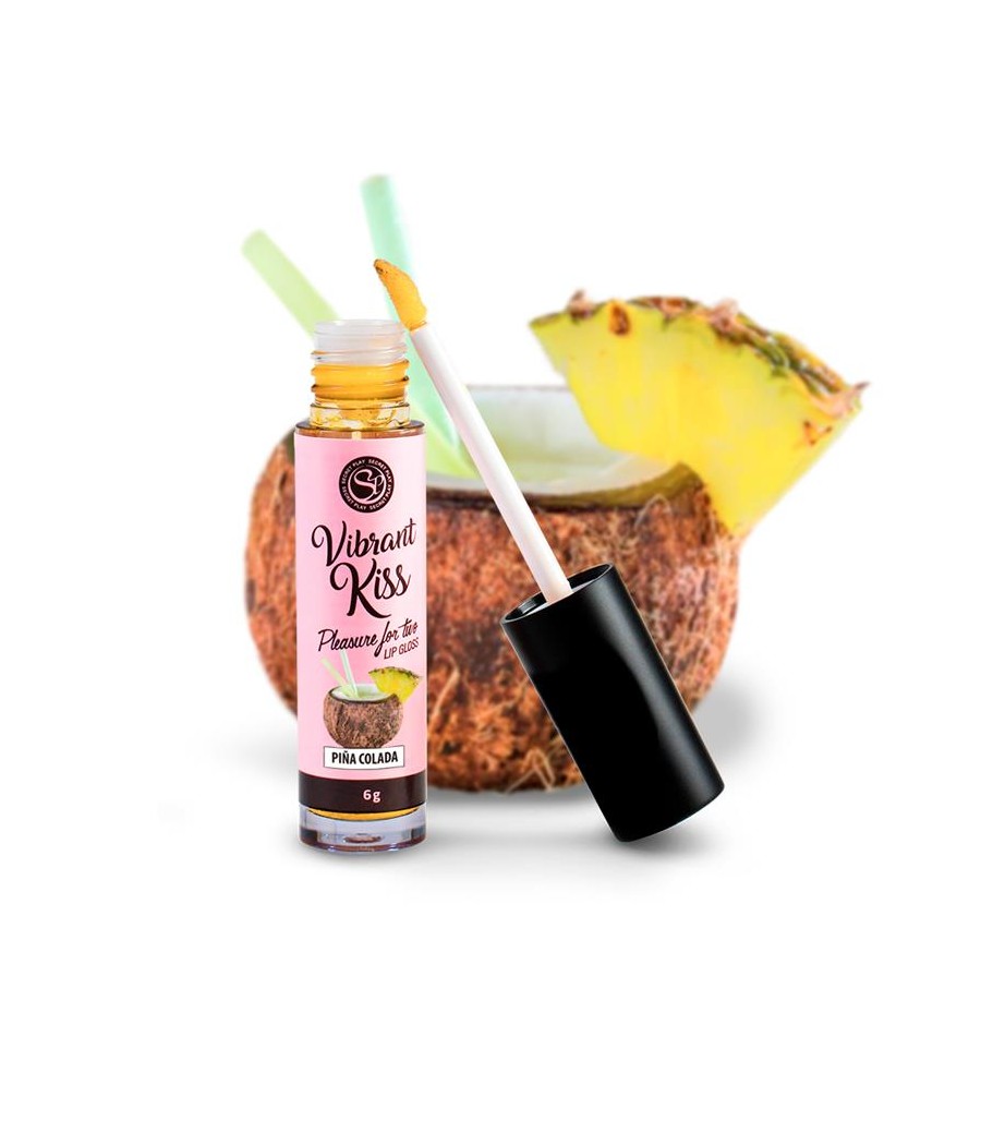 Lip Gloss Vibrant Kiss Sabor Pina Colada