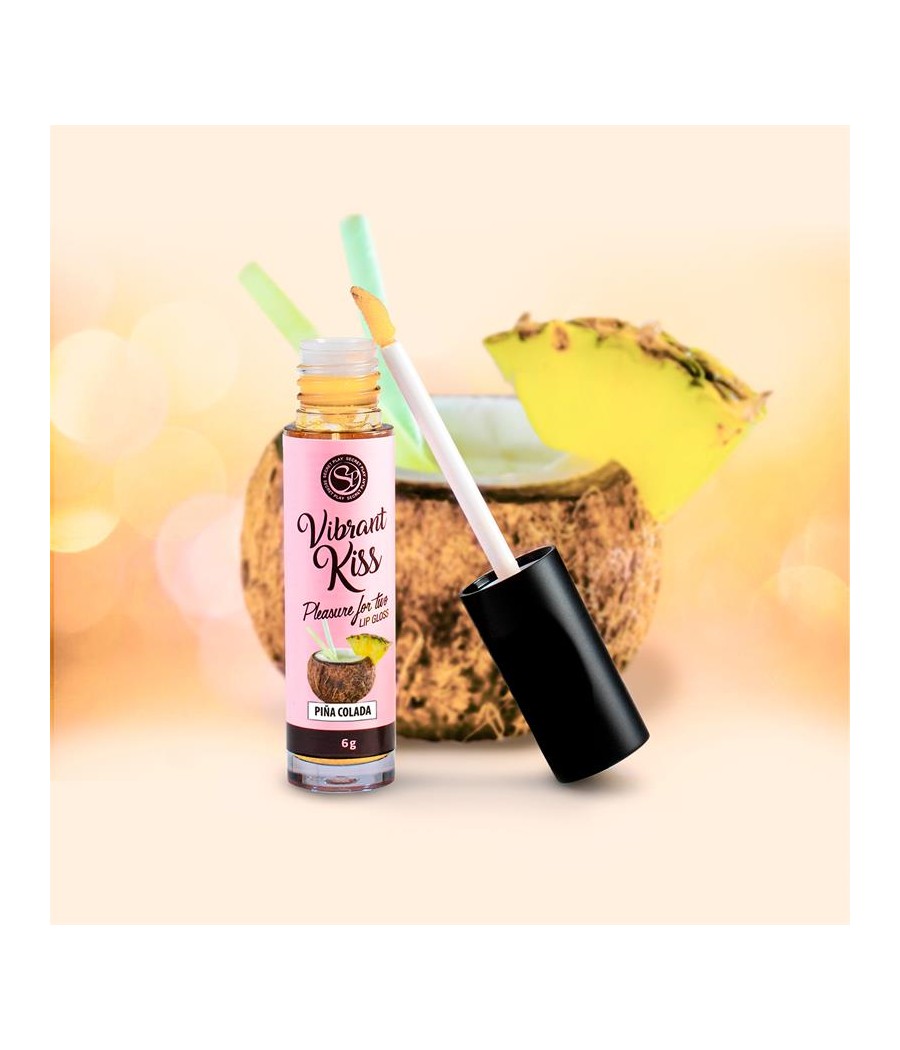 Lip Gloss Vibrant Kiss Sabor Pina Colada