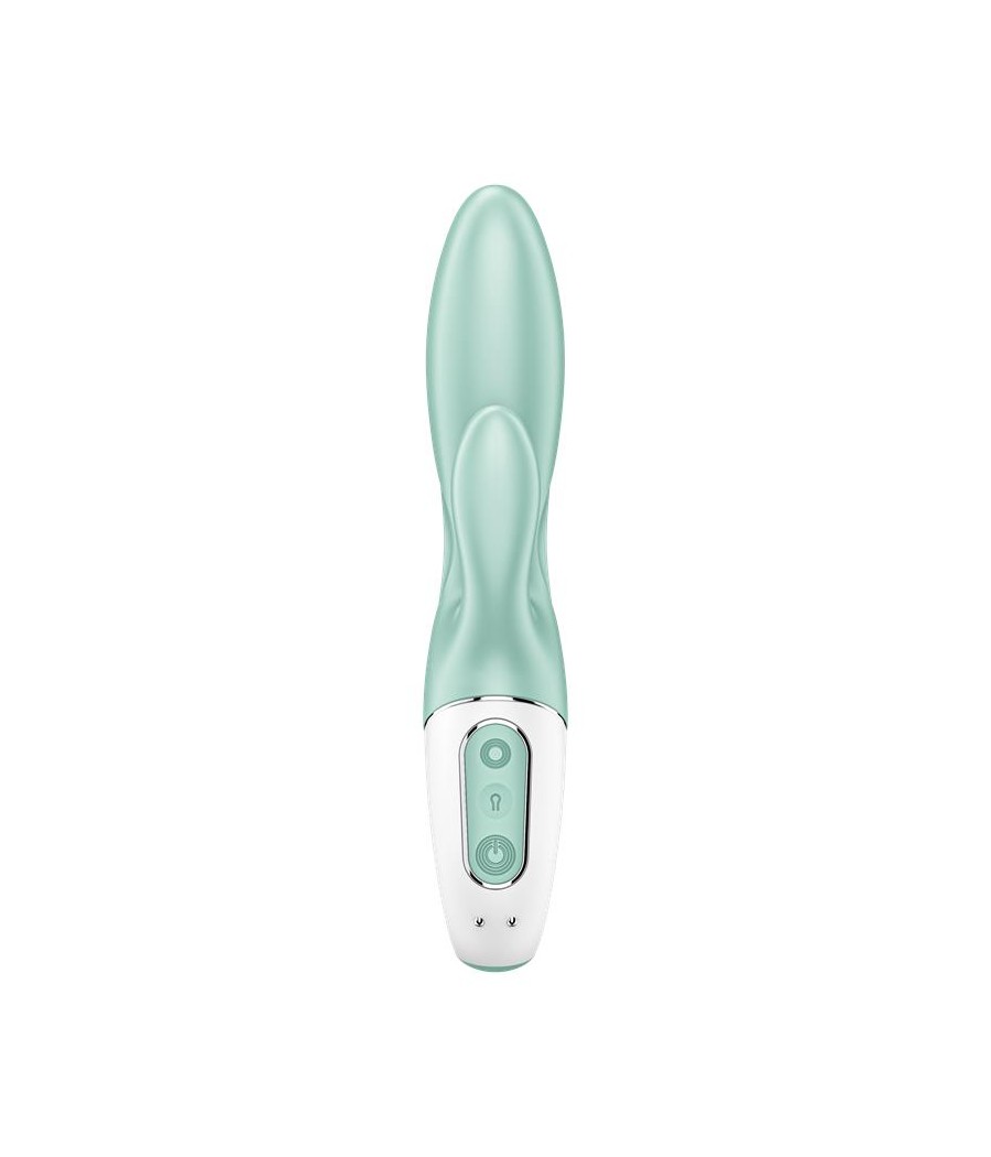 Vibrador con Funcion de Inflado Air Pump Bunny 5 con APP Satisfyer Connect