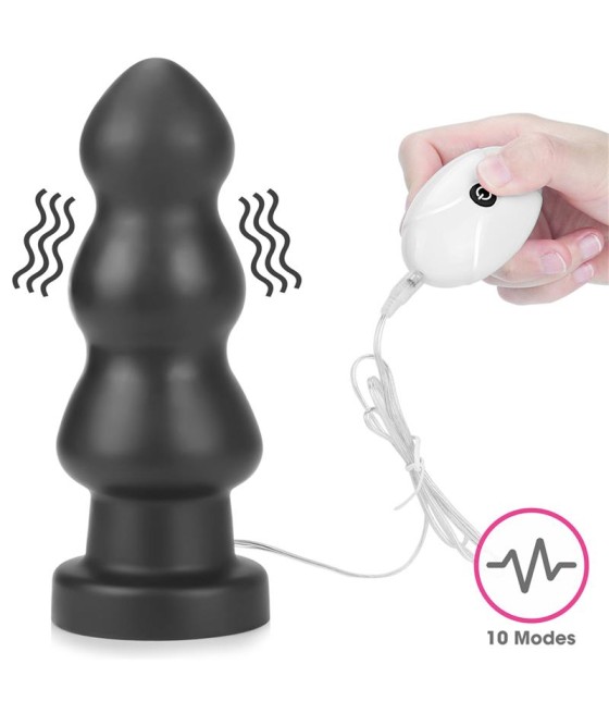 Plug Anal con Vibracion King Sized 78 Negro