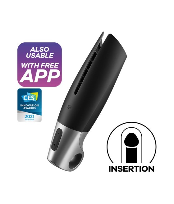 Masturbador Power Masturbator con APP Satisfyer Connect