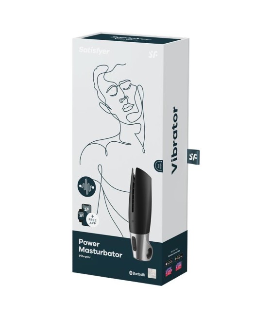 Masturbador Power Masturbator con APP Satisfyer Connect