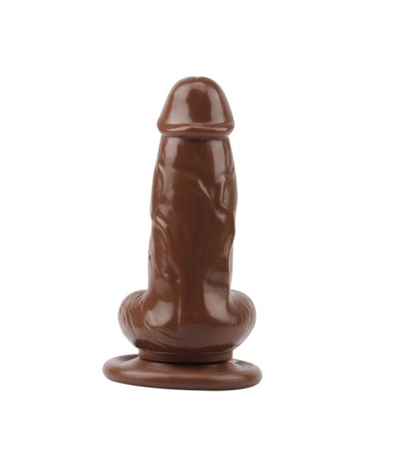 Dildo Jumbo Jack 6 con Vibracion marron