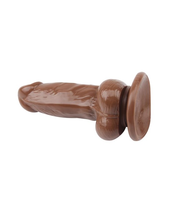 Dildo Jumbo Jack 6 con Vibracion marron