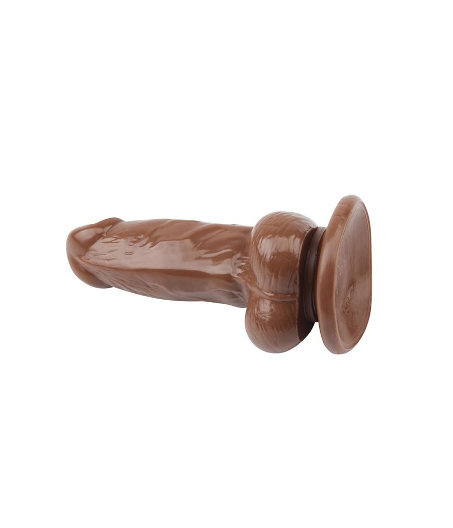 Dildo Jumbo Jack 6 con Vibracion marron