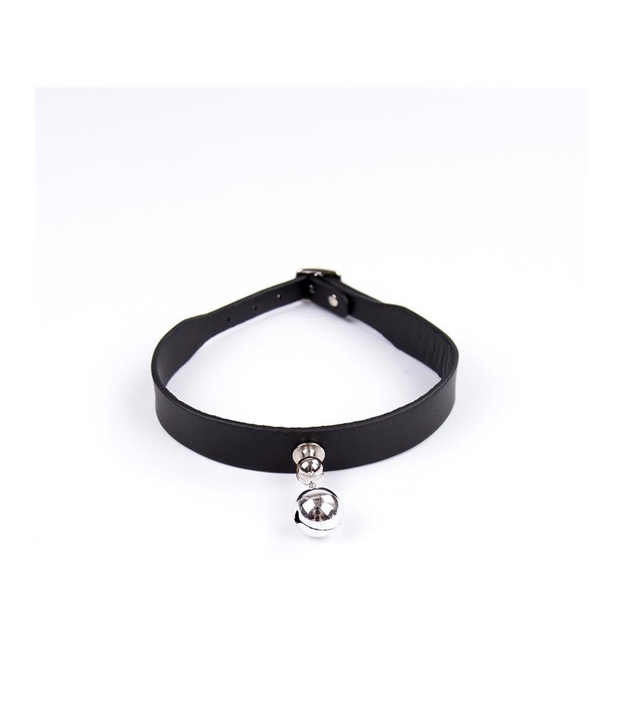 Collar con Cascabel Ajustable 43 cm Negro