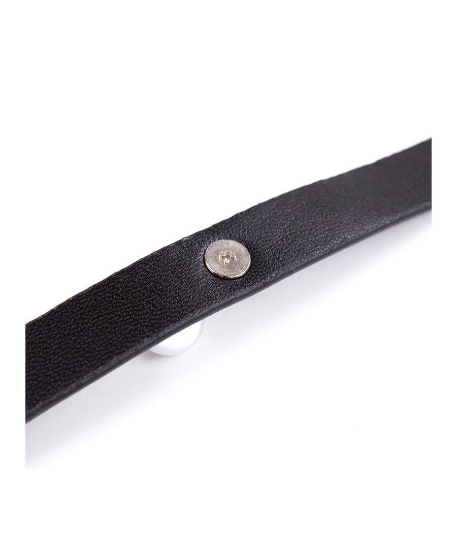 Collar con Cascabel Ajustable 43 cm Negro