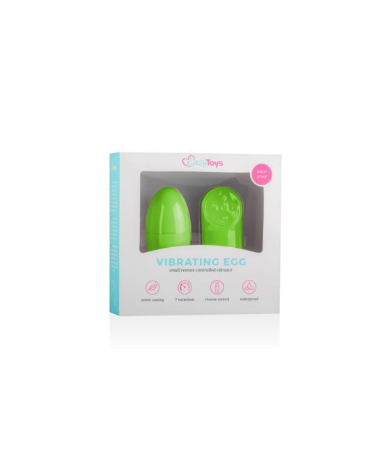 Huevo Vibrador Control Remoto Verde