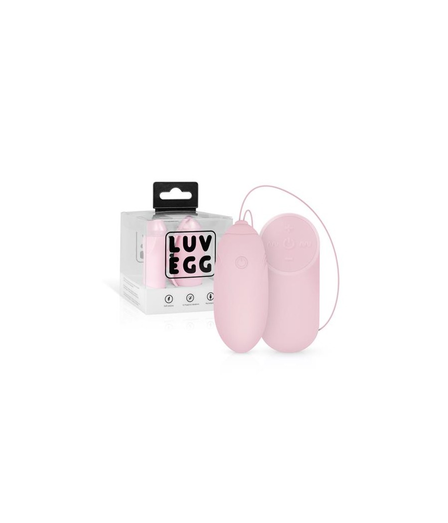 Huevo Vibrador Control Remoto USB Rosa