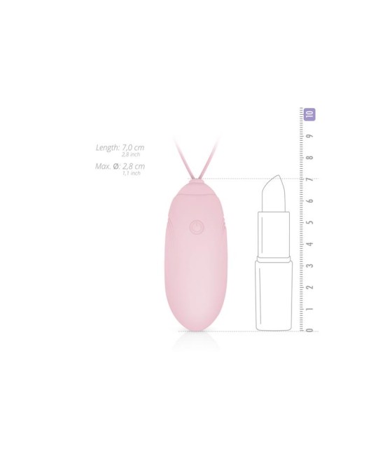 Huevo Vibrador Control Remoto USB Rosa