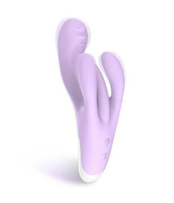 Brightlilac Vibrador Triple Motor Ergonomico USB Silicona