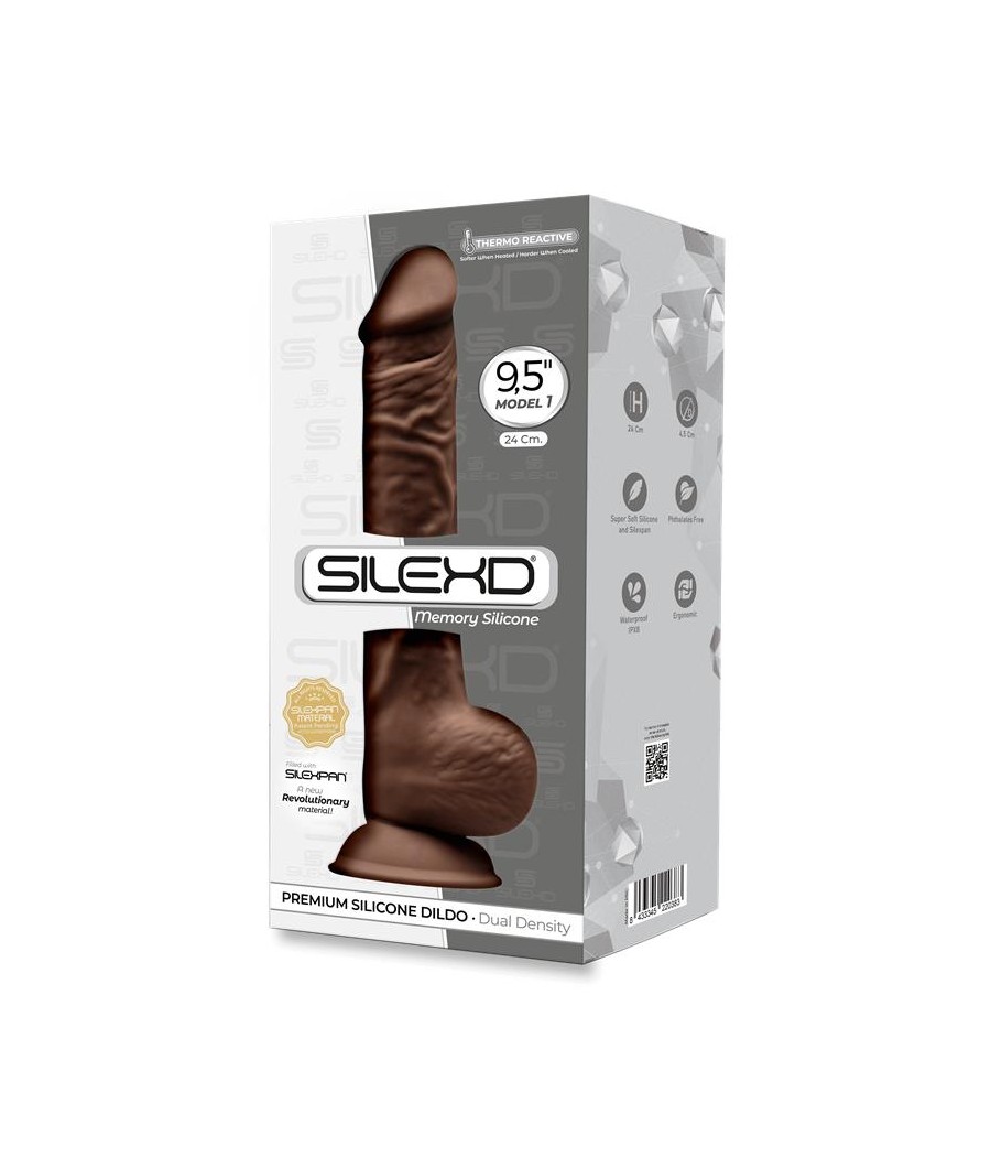 Dildo Dual Density Mod 1 95 Marron