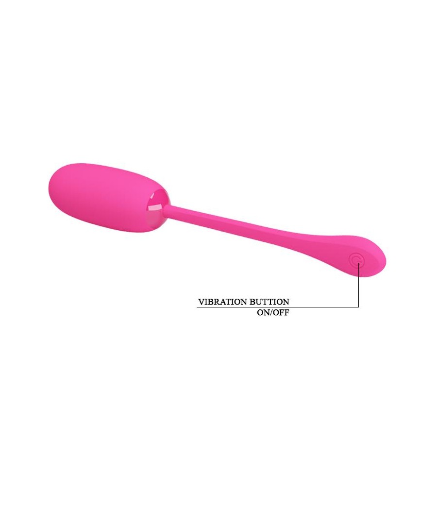 Huevo Vibrador Julius USB Silicona Rosa