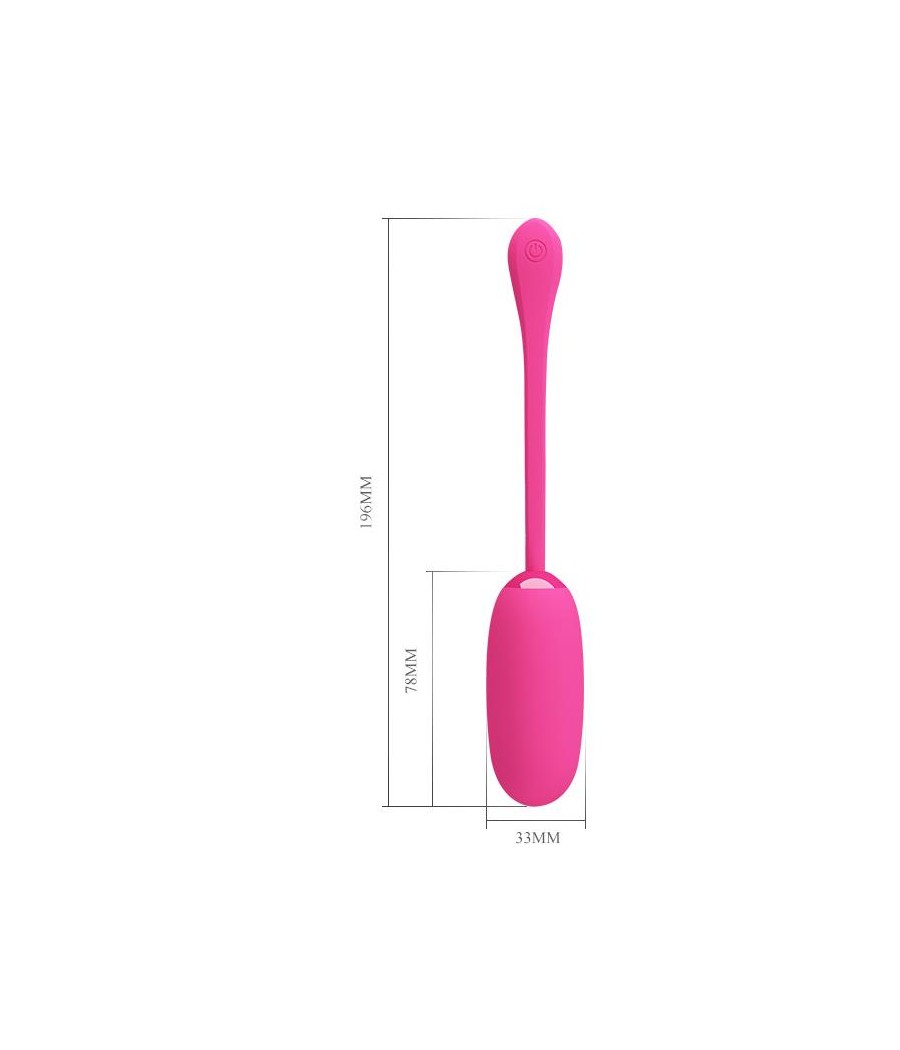 Huevo Vibrador Julius USB Silicona Rosa