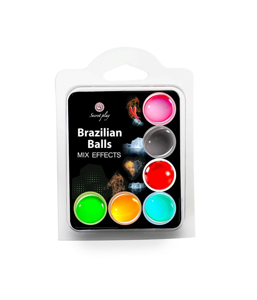 Set 6 Brazilian Balls Mix Effect