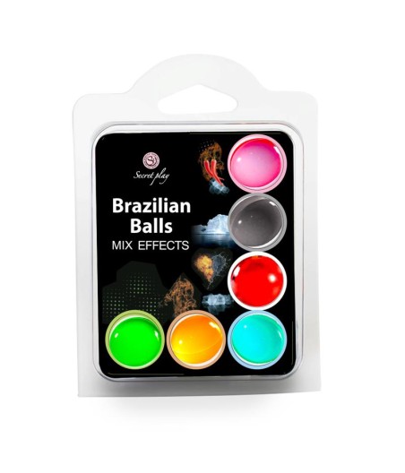 Set 6 Brazilian Balls Mix Effect