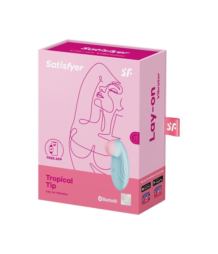 Tropical Tip con APP Satisfyer Connect Light Blue