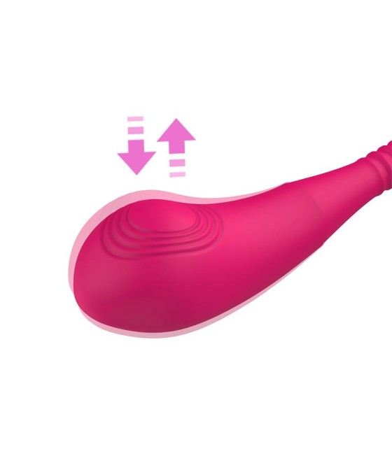 No TwentyThree Vibrador Doble con Pulsacion y Thrusting Flexible 180º