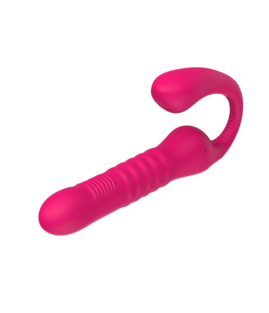 No TwentyThree Vibrador Doble con Pulsacion y Thrusting Flexible 180º