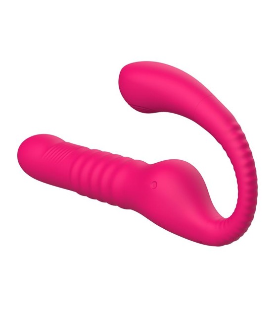 No TwentyThree Vibrador Doble con Pulsacion y Thrusting Flexible 180º