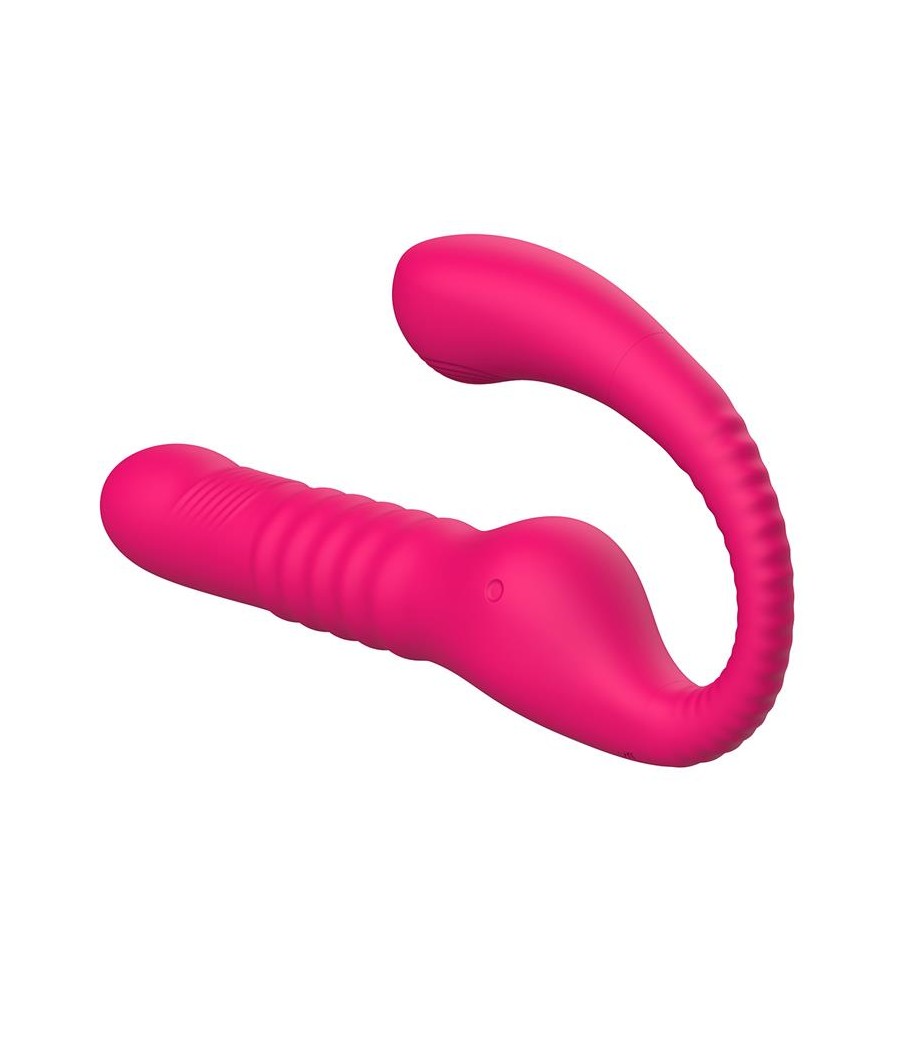 No TwentyThree Vibrador Doble con Pulsacion y Thrusting Flexible 180º