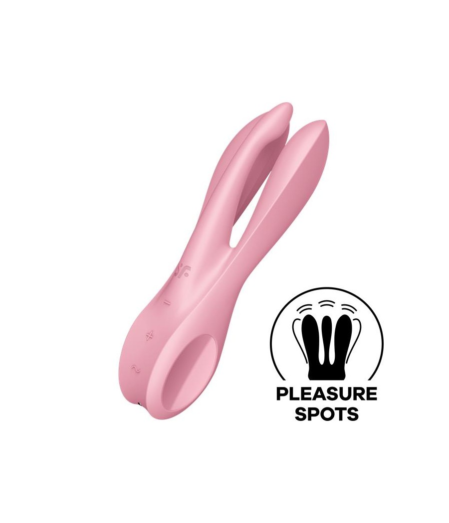 Vibrador Threesome 1 Rosa