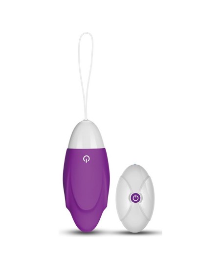 Huevo Vibrador iJoy Control Remoto USB Púrpura