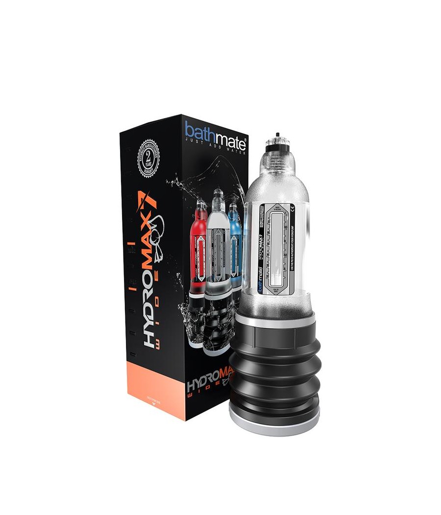 Bomba para el Pene Hydromax7 Wide Boy Transparente